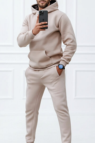 Runades Ανδρικό σετ αθλητικής φόρμας από βαμβακερό μπλουζάκι με ελαστικά πόδι...