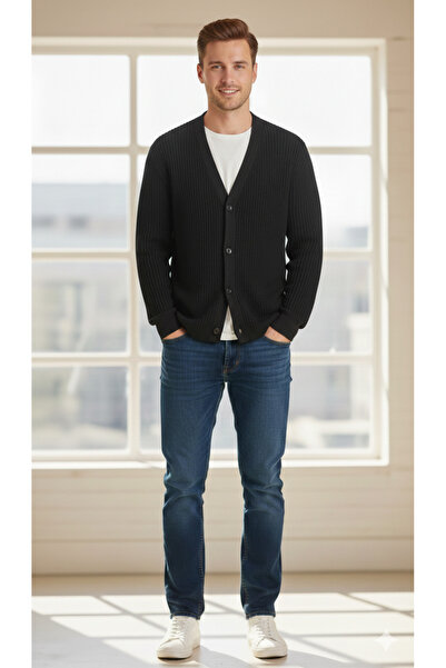 youknitwear you Maximin 100% Cotton Men's Knitwear Cardigan