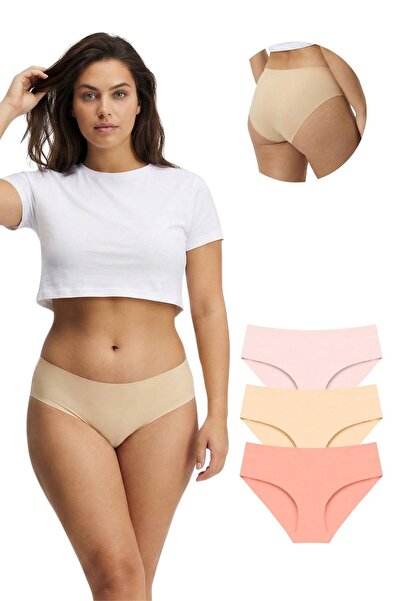 Newlilla 307 Women's Seamless Laser Bato Panties Pack 307-v1