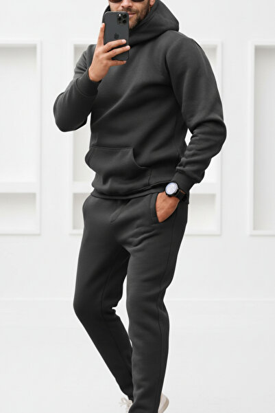 Runades Ανδρικό σετ αθλητικής φόρμας από βαμβακερό μπλουζάκι με ελαστικά πόδι...