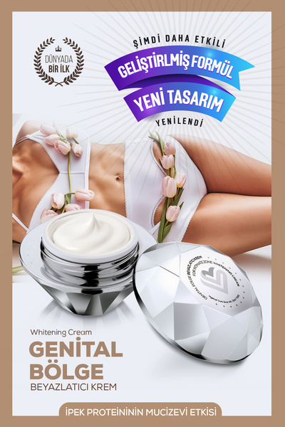 Ecc HEALTH Genital Bölge Beyazlatıcı Krem | Cilt Beyazlatıcı, Renk Açıcı ve A...