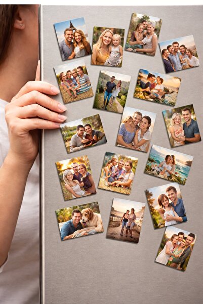 modesign 12 ADET RESİM BASKI MAGNET BUZDOLABI MAGNETİ KİŞİYE ÖZEL BASKI 6X9 C...