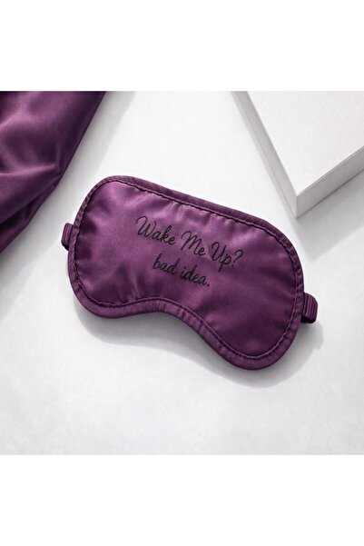4nio kadın diğer aksesuar, göz bandı, uyku maskesi 'Wake Me Up? Bad İdea'