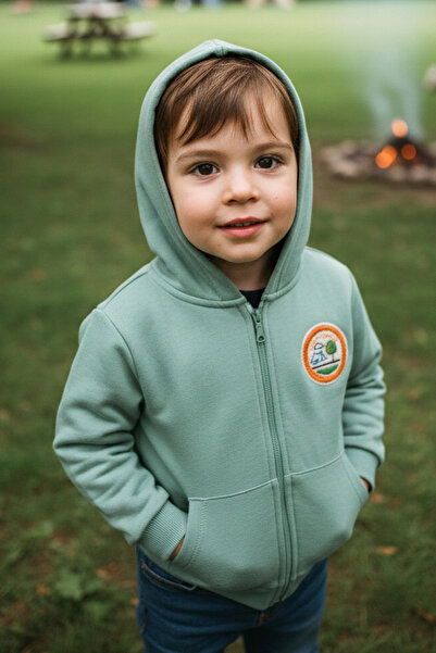 bebegen Πράσινη κουκούλα Happy 3 κλωστών για αγόρι