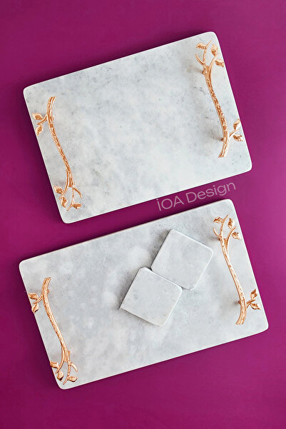 ioadesign Set tavă de logodnă / promisiune dublă - tavă de logodnă + tavă de ...