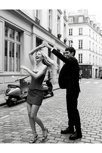 Koton Crepe Fabric Mini A-Line Skirt