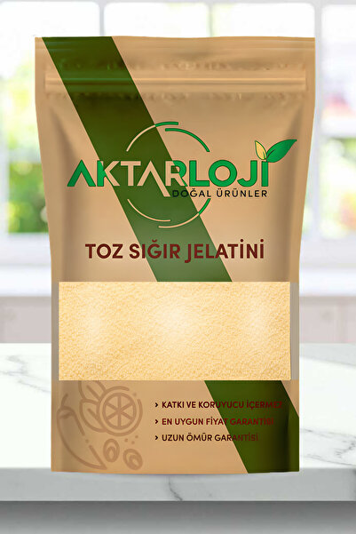 aktarloji 100 gr Toz Jelatin / Yenilebilir Sığır Jelatini / 240 Bloom ( Domuz...