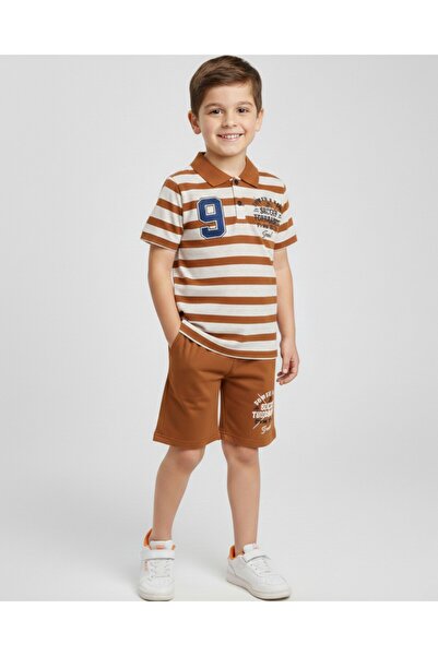 voyyo kids baby 6-7-8-9-10 ANI BĂIAT DE VARĂ CU GÂT POLO CU DUNĂ ȘI COSTUME E...