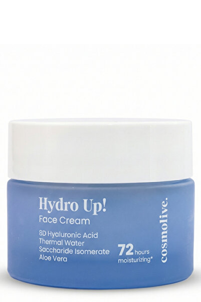 Cosmolive Yüz Kremi | 72 Saat Etkili Nemlendirici | 8d Hyaluronik Asit | Aloe...