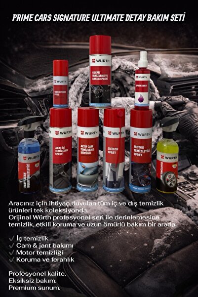 Würth Prime Cars SIGNATURE ULTIMATE Detay Bakım Seti