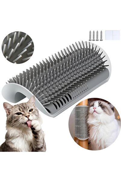 PerfectTrade Aveo 1 Adet Kedi Kaşınma Aparatı Köşe Montajlı Sürtünme Fırçası ...