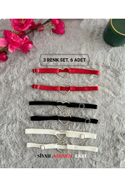 HERA SHOPS HEART TOUCH Dikişsiz Lazer Kesim Ayarlanabilir Bacak Aksesuarı 6’l...