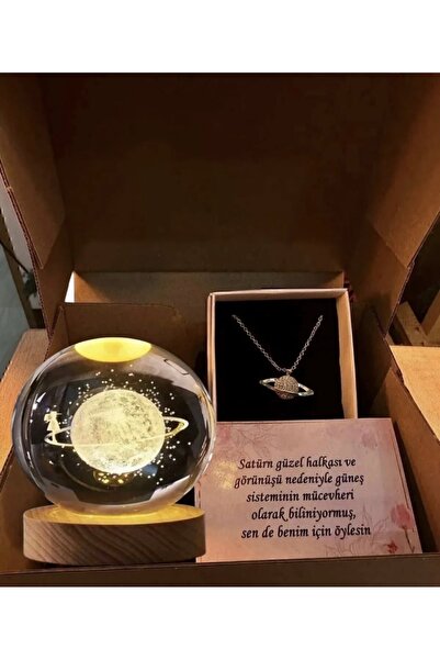 ARMOR4 NANO CERAMİC COATİNG Led Işıklı Cam Satürn Kız Küre Dolunay Lamba Ve S...