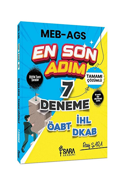 Şara Akademi ÖABT MEB-AGS Din Kültürü ve Ahlak Bilgisi En Son Adım 7 Deneme Ç...