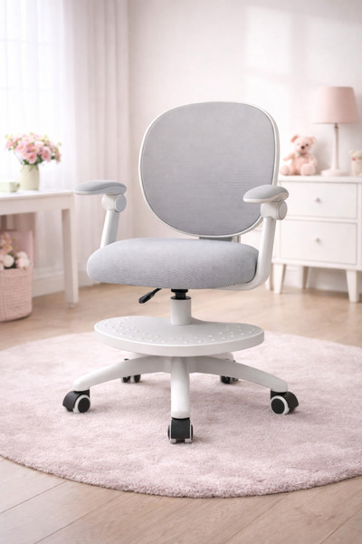 ErgoKids Buzzy Çocuk Çalışma Sandalyesi Açık Gri