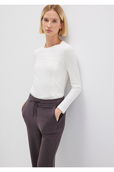 Mavi Tricou cu mânecă lungă ecru Fitted / mulat croială 1613625-80194