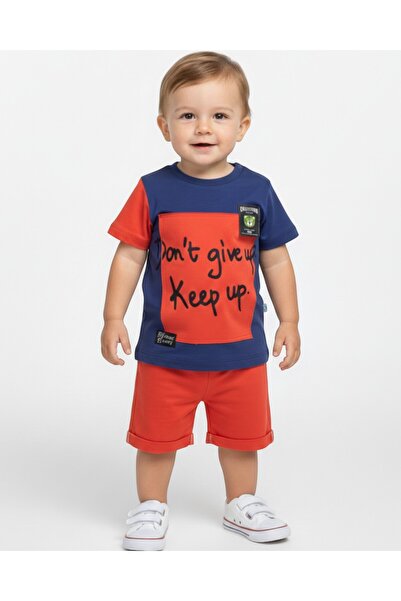 Ege Bebek Baby Boys 3-24 Months Summer Cool Sets T-Shirt and Shorts