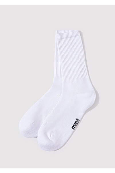 Mavi White Socket Socks 0911879-620