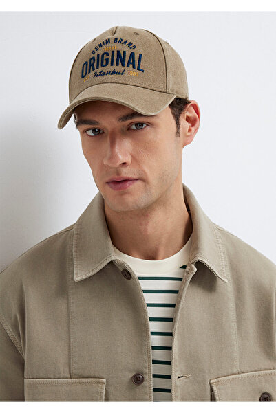 Mavi Embroidered Beige Hat 0911813 -70202