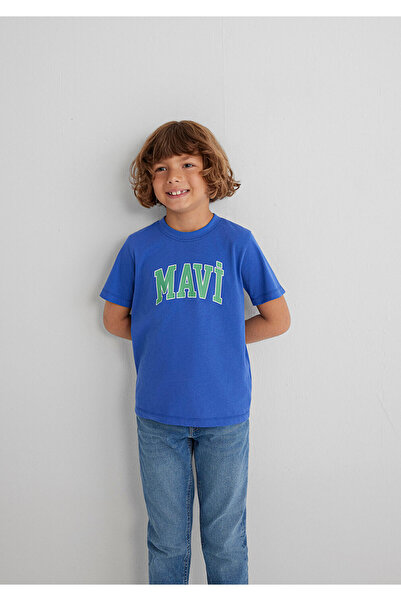 Mavi Tricou cu logo imprimat Regular Fit / Normal Cut 6610030-70576