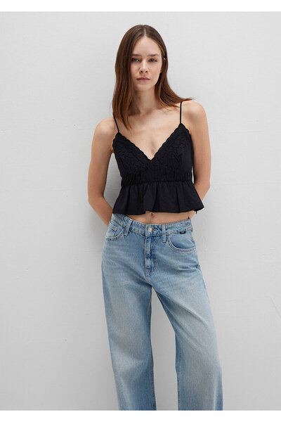 Mavi Askılı Siyah Top 1211175-900