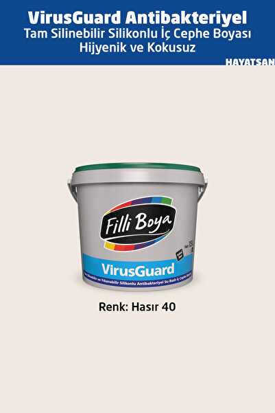 Filli Boya VirusGuard -Tam Silinebilir - Yıkanabilir Silikonlu İç Cephe Boyas...