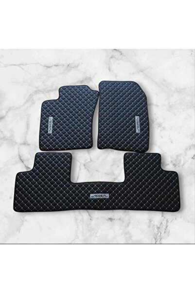 BalcıoğluSRV Fiat Egea Sedan Uyumlu 2015-2025 Baklava Desen Deri Kapitone Oto...