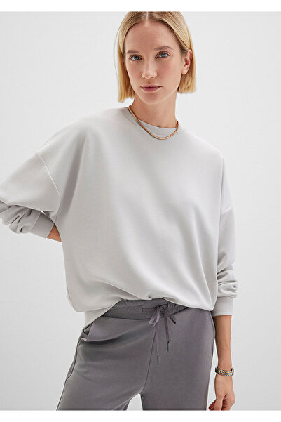 Mavi Lux Touch (TENCEL) ™ Modal Graues Sweatshirt 168837-70074