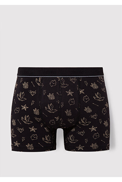 Mavi Boxer negru imprimat 092449-85585