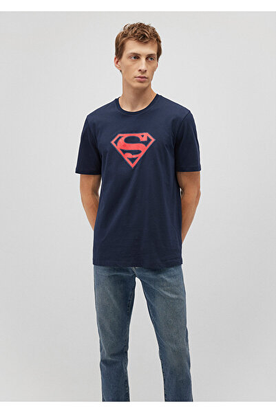 Mavi Tricou cu imprimeu Superman, albastru bleumarin, cu croiala normală / cr...