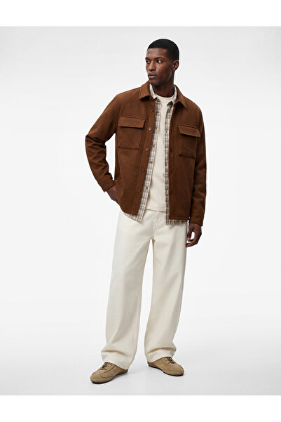 Koton Μπουφάν με κανονική εφαρμογή, μακρυμάνικο, με τσέπες με καπάκια, γιακά ...