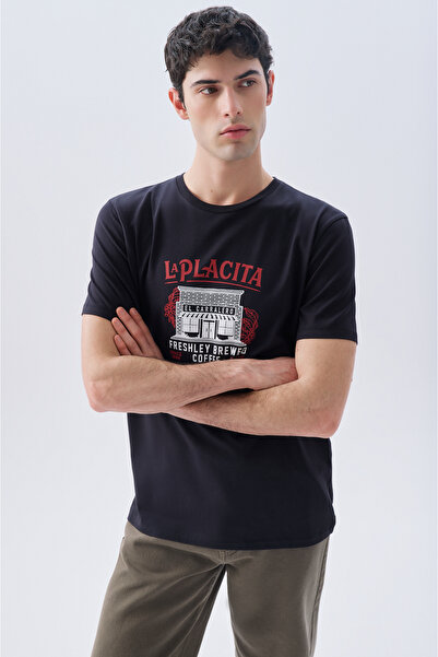 Mudo PRINTED CREW NECK T-SHIRT