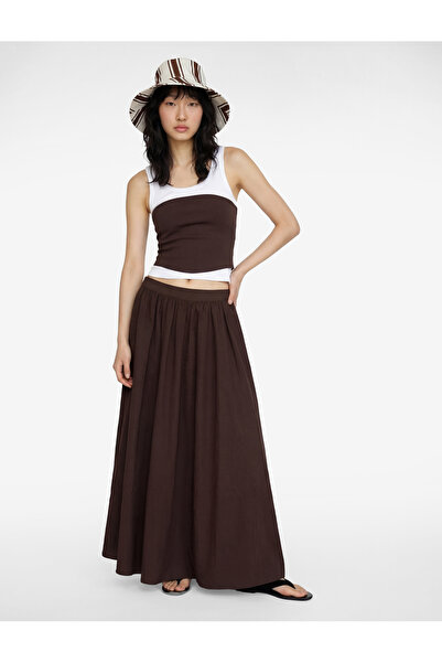 Koton Talie normală, croială confortabilă, fustă lungă plisată în linie A