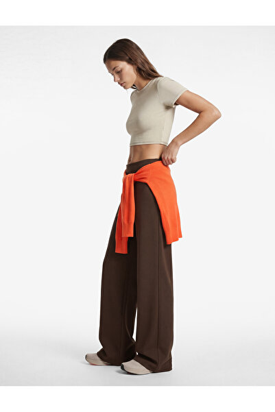 Koton Αθλητικό παντελόνι με ψηλόμεσο ισπανικό πόδι