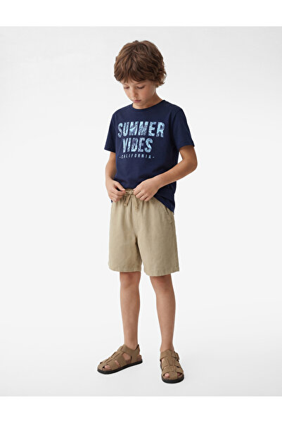 Koton Štampano Majica kratkih rukava okrugla kragna Pamuk