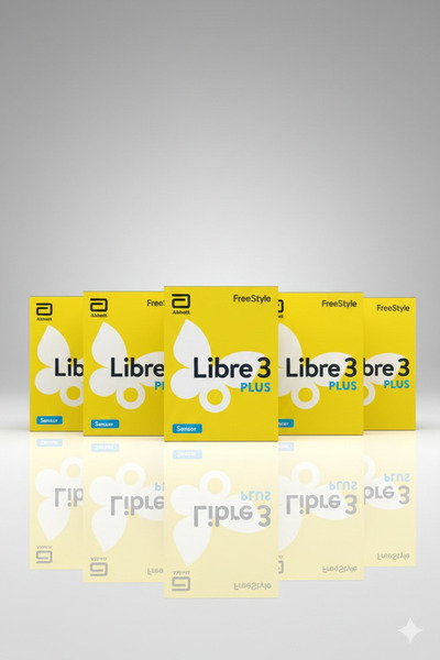 Freestyle Libre 3 Plus مستشعر فري ستايلليبري3 بلس نظام فلاش لمراقبة وقياس الس...