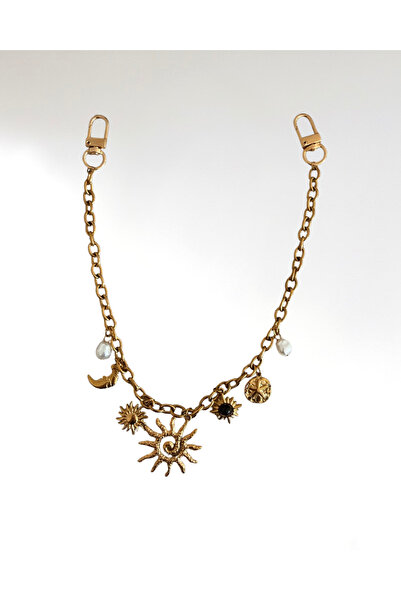 CULTE Hooked- Çift Kancalı Zincir Çanta Charmı, Çanta Aksesuarı, Süsü