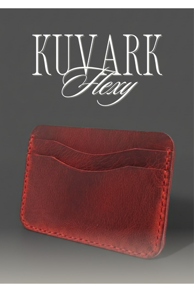 KUVARK Flexy Card Holder - Wallet |   Genuine Calf Leather |   Handmade