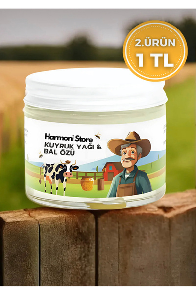 Harmoni Store Kuyruk Yağı Bal Özlü Yüz Kremi Doğal Nemlendirici Sıkılaştırıcı...