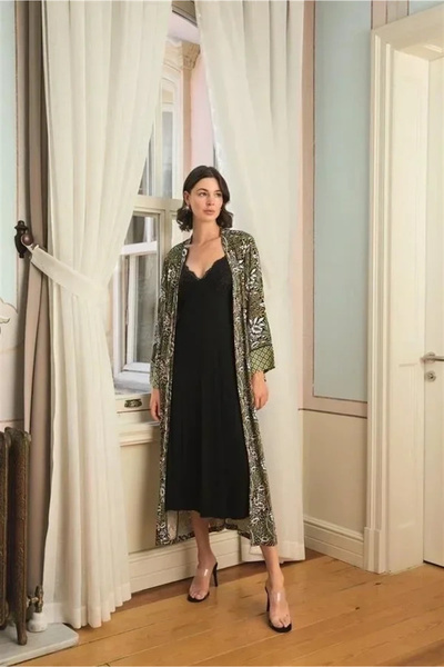 modacofashion Special Design Flower Leaf and Ethnic Patterned Lace and Low-Cu...