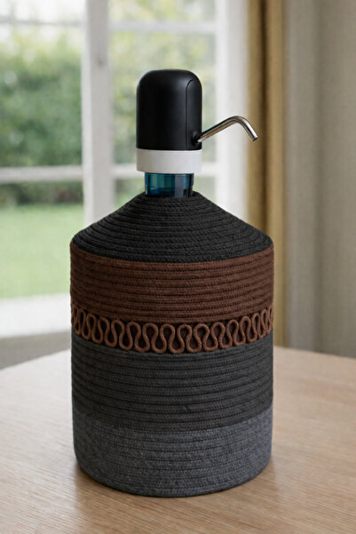 Efuliz Home Husă pentru dozator de apă cu aspect de răchită de iută, husă ele...