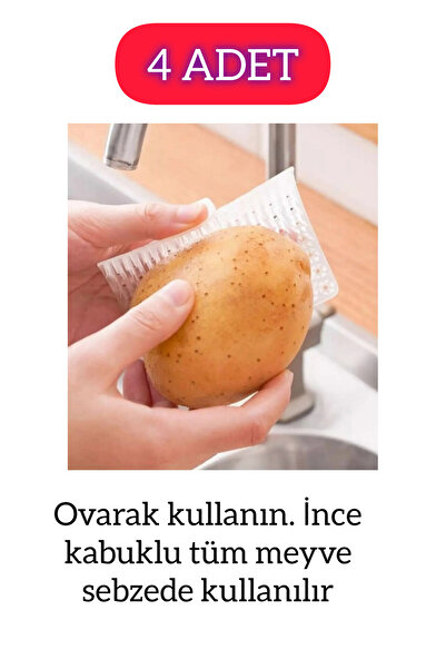 zeixpow Çok Amaçlı Sebze ve Meyve Temizleme Patates Soyma Fırçası