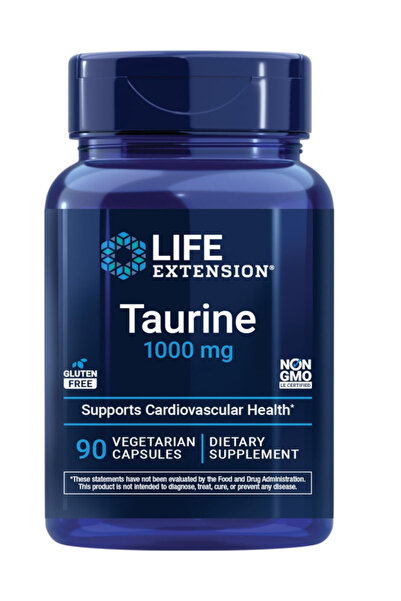 Life Extension Taurine, Pure Taurine, Heart, Liver and Brain Health, Longevit...