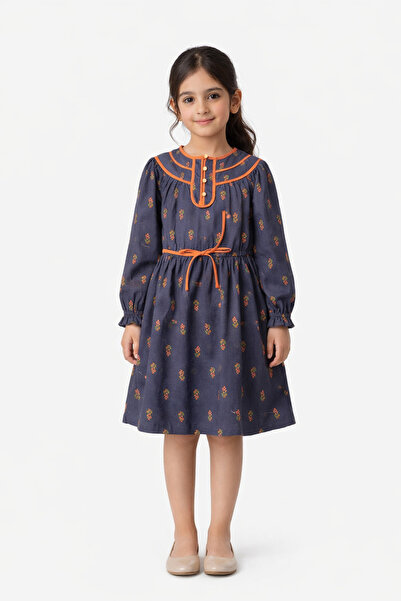 Gingersnaps فستان زهري ملائم للبنات