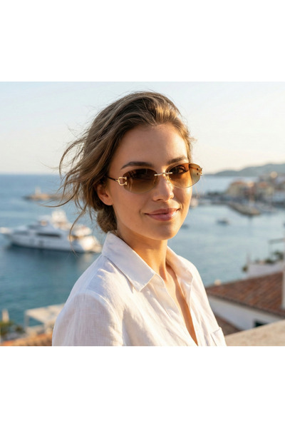 MONAL EYEWEAR Jacarty U Model Sweet Coffee Sunglasses Gift for Husband/Lover ...