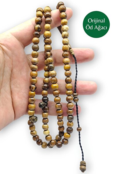 Hanedan Hediyelik Öd Ağacı 99'luk Tesbih (ORİJİNAL) Tane Ölçüsü 8,5 x 8 mm