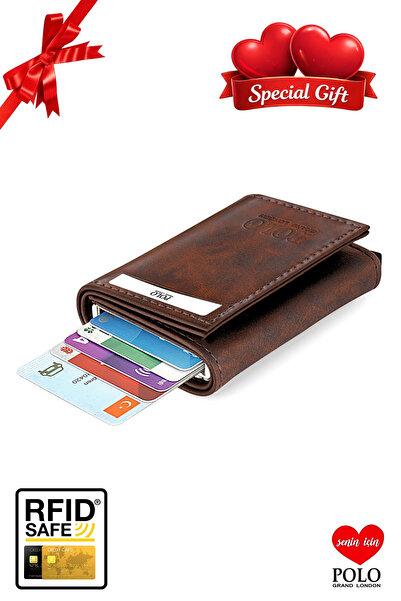 POLOGRAND London Original Unisex Automatic Mechanism Boxed Rfid Protected Val...