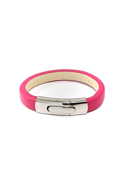 HER ŞEY NOTA www.herseynota.com Lightning Rose Pink Genuine Leather Steel Men...