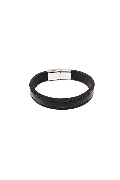 HER ŞEY NOTA www.herseynota.com Dragon Black Cord Genuine Leather Men's Brace...