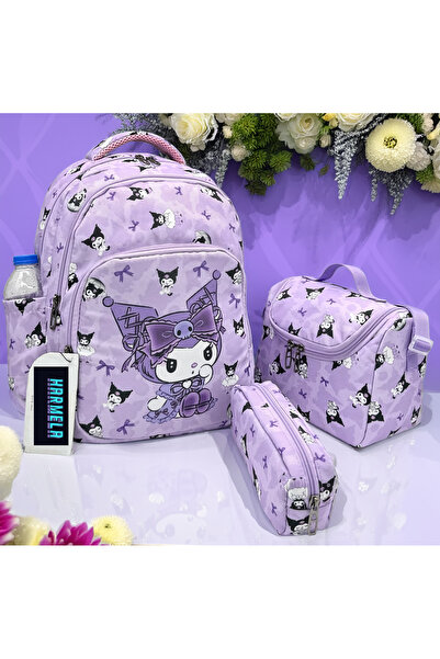 Harmela مجموعة مكونة من 3 حقائب مدرسية للأطفال من First School Character Patt...